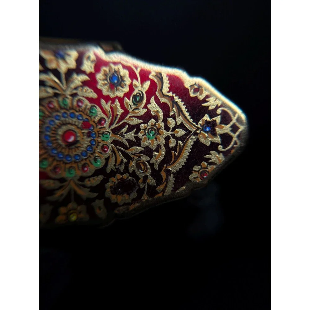 Vintage 1960s Stratton Lipview Lipstick Holder Mirror Floral England